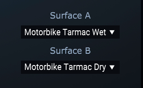 Surface A and Surface B