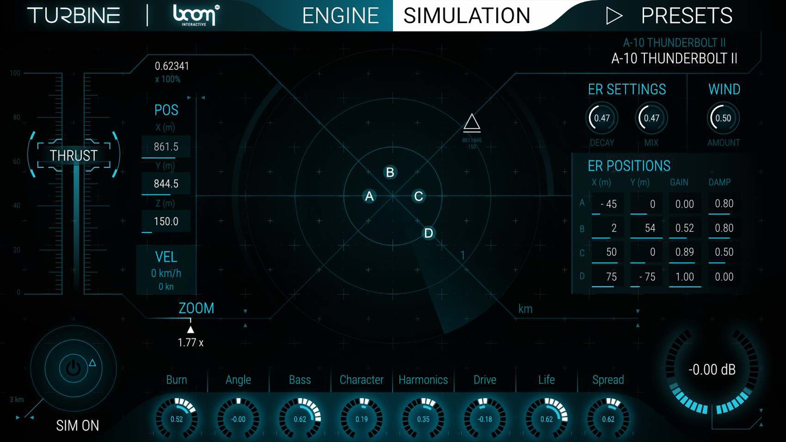 SIMULATION tab